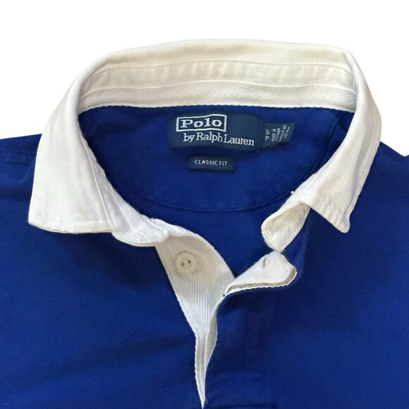 Polo Ralph Lauren Rafting Club Color Block Rugby Style Polo Size Small Hi Tech - Picture 2 of 5